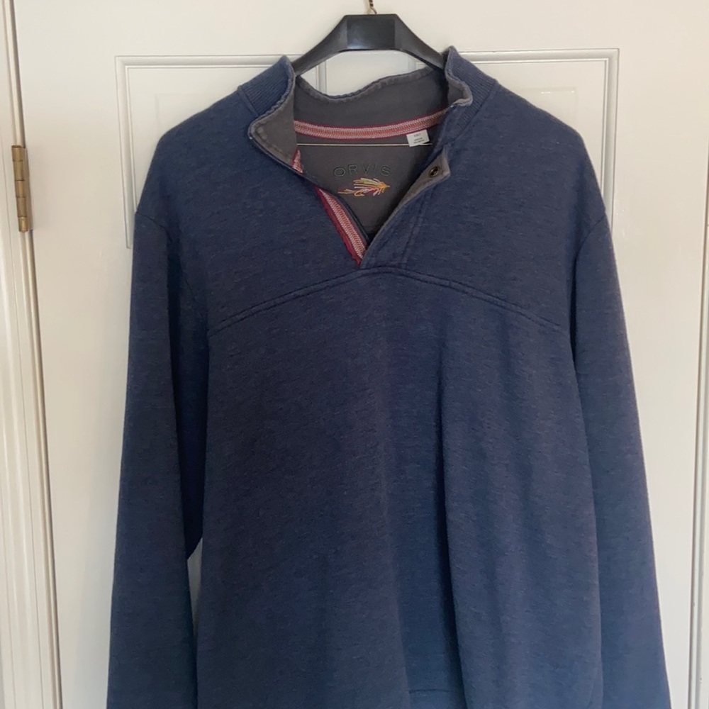 Orvis XXLT button up sweatshirt